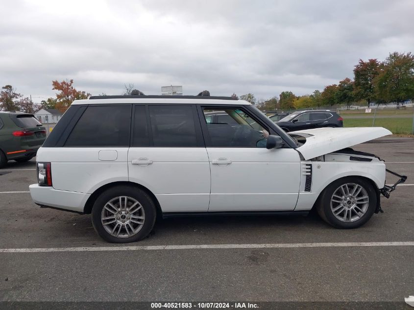 2012 Land Rover Range Rover Hse VIN: SALME1D43CA380478 Lot: 40521583