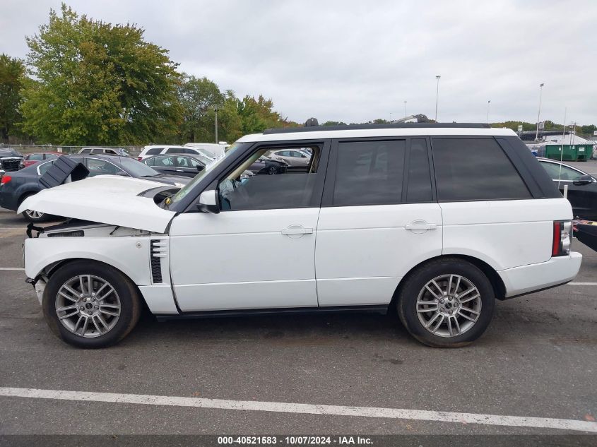2012 Land Rover Range Rover Hse VIN: SALME1D43CA380478 Lot: 40521583