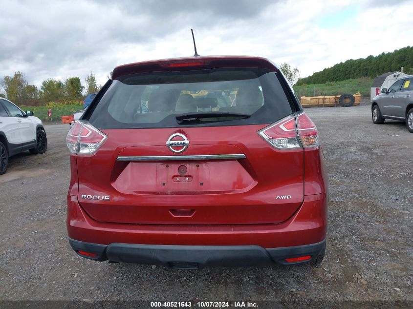 KNMAT2MV6GP611231 2016 Nissan Rogue S