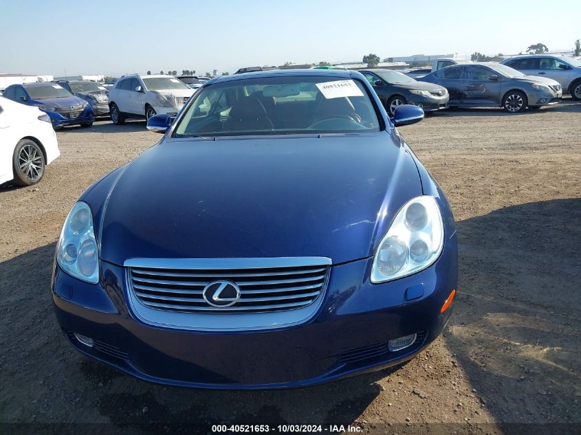 2005 Lexus Sc 430 VIN: JTHFN48Y450066067 Lot: 40521653