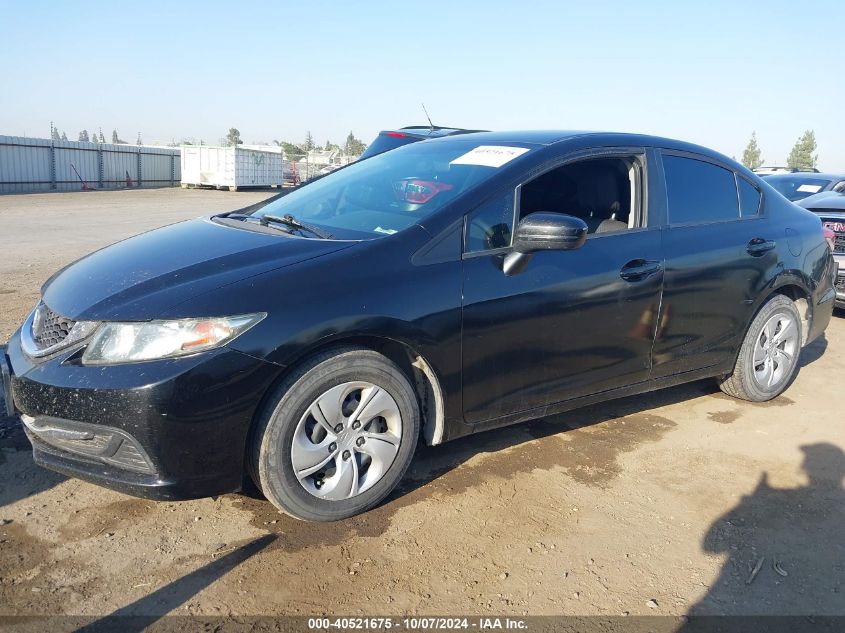 2HGFB2F50EH549866 2014 Honda Civic Lx