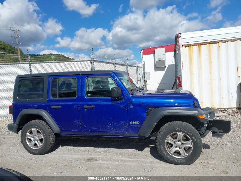 2019 Jeep Wrangler Unlimited Sport VIN: 1C4HJXDG1KW662895 Lot: 40521711