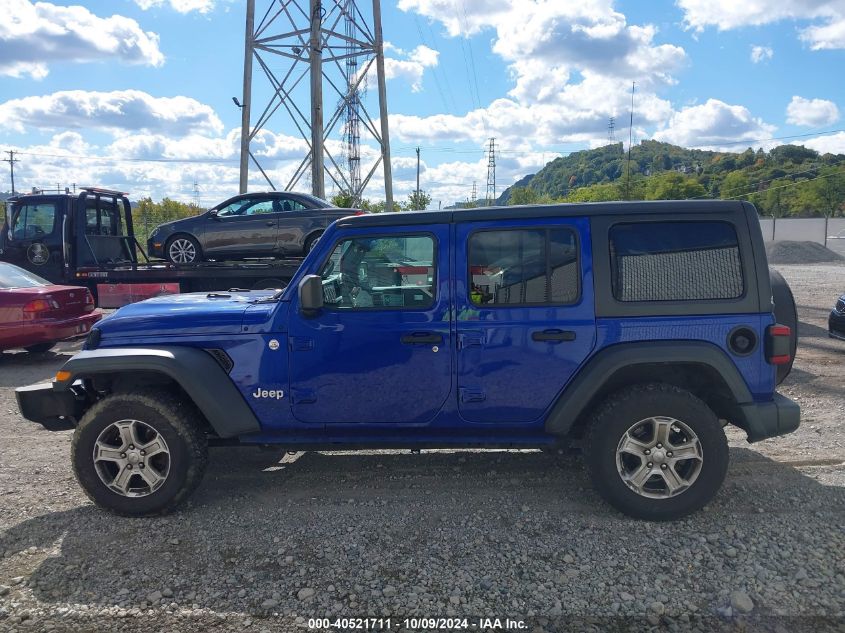 2019 Jeep Wrangler Unlimited Sport VIN: 1C4HJXDG1KW662895 Lot: 40521711