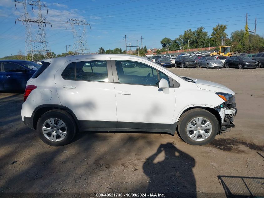 LSGCJKSB4KY008633 2019 Chevrolet Trax Ls