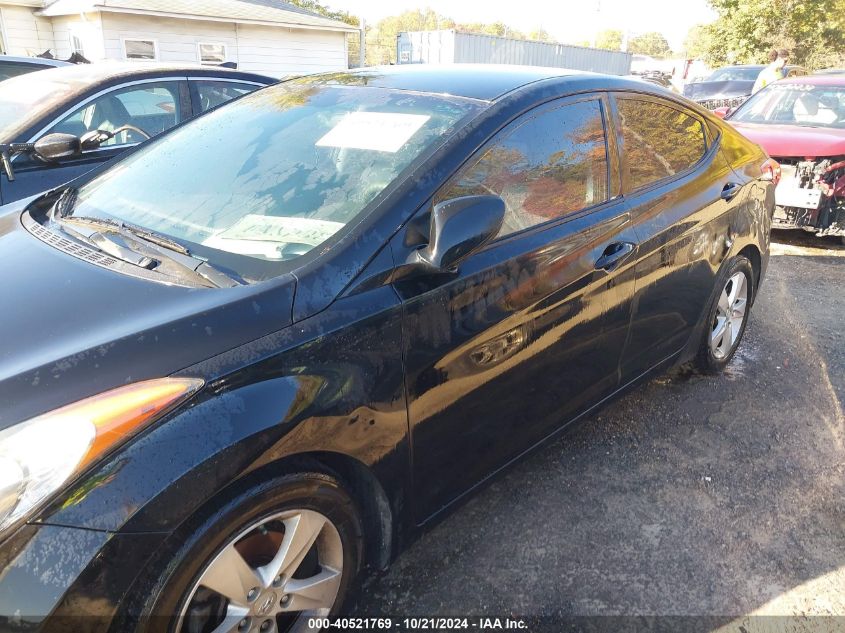 2013 Hyundai Elantra Gls VIN: 5NPDH4AE4DH312018 Lot: 40521769