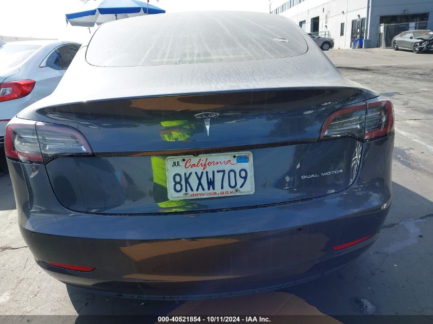 2019 Tesla Model 3 VIN: 5YJ3E1EB1KF432650 Lot: 40521854