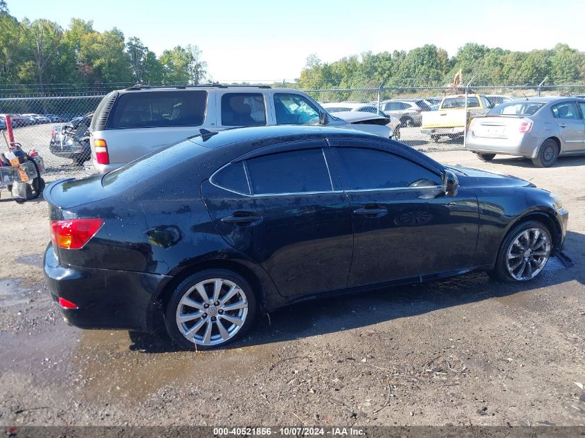 2008 Lexus Is 250 VIN: JTHCK262182021059 Lot: 40521856