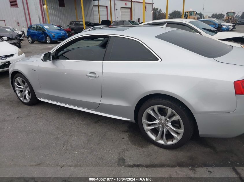 2013 Audi S5 3.0T Premium Plus VIN: WAUVGAFR5DA059992 Lot: 40521877