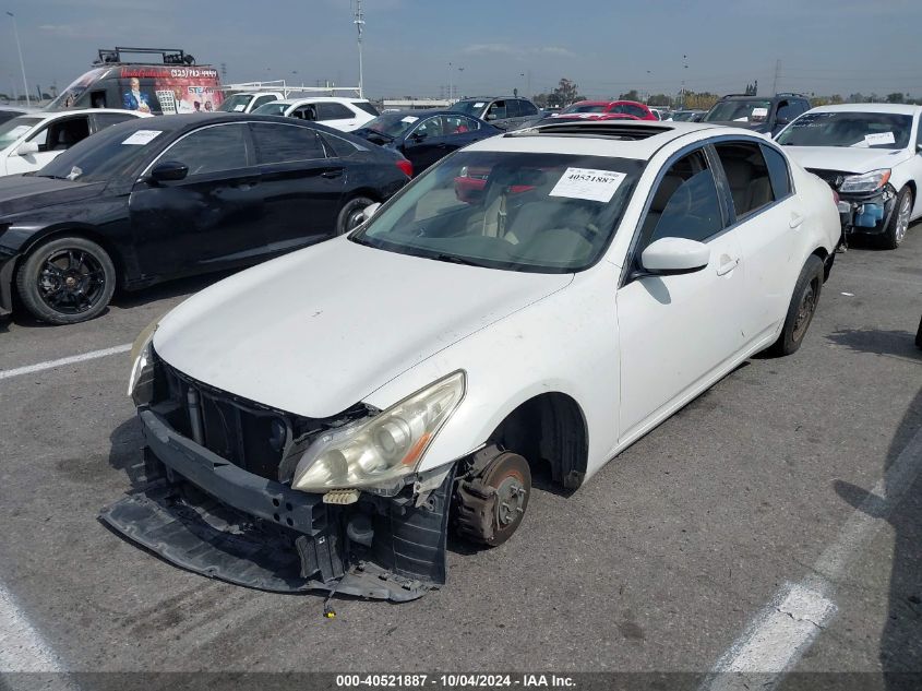 2010 Infiniti G37 Journey VIN: JN1CV6AP7AM202800 Lot: 40521887