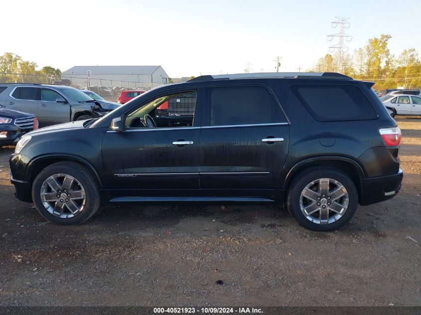 2012 GMC Acadia Denali VIN: 1GKKRTED7CJ212036 Lot: 40521923