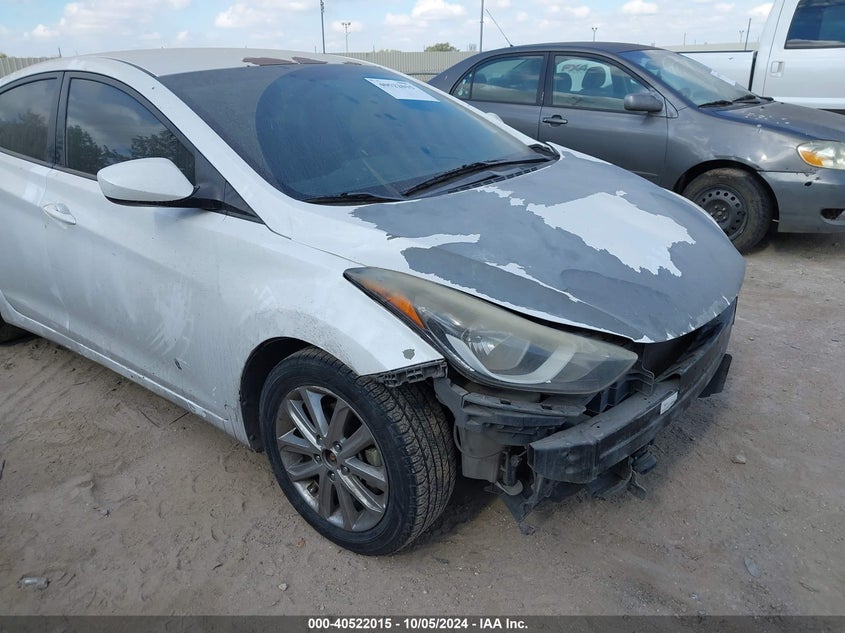 5NPDH4AEXFH611077 2015 Hyundai Elantra Se