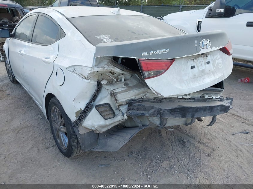 5NPDH4AEXFH611077 2015 Hyundai Elantra Se