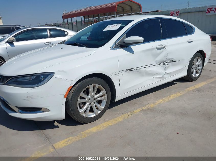 2015 Chrysler 200 Limited VIN: 1C3CCCAB1FN635363 Lot: 40522051