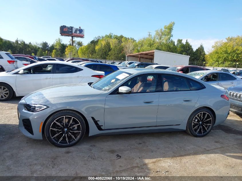 2024 BMW 4 Series Gran Coupe 430I xDrive VIN: WBA73AV0XRFT25508 Lot: 40522068