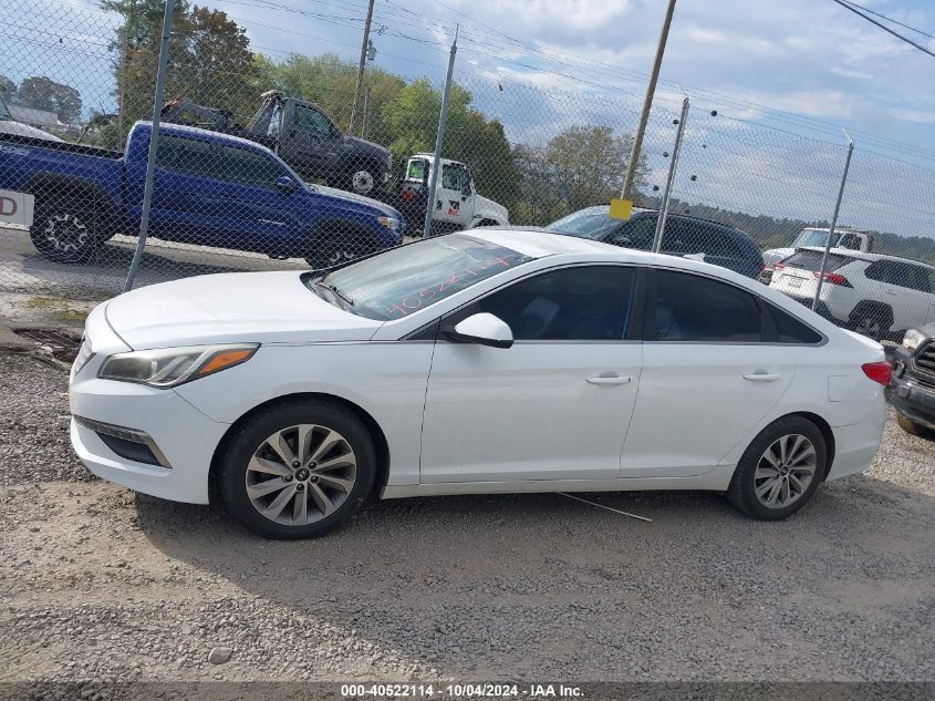 2015 Hyundai Sonata Se VIN: 5NPE24AF2FH181947 Lot: 40522114