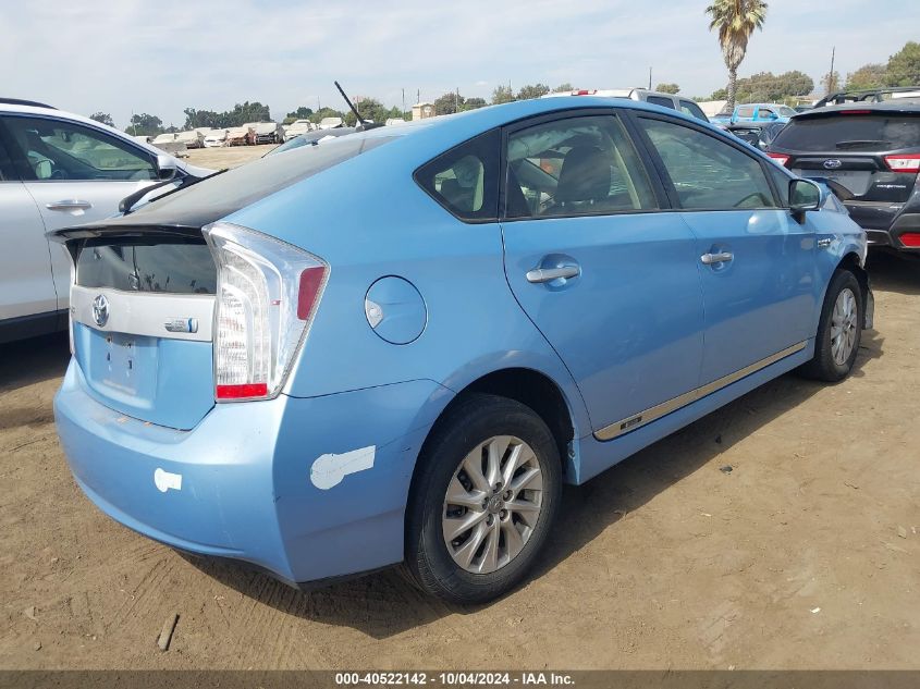 VIN JTDKN3DPXE3059243 2014 TOYOTA PRIUS PLUG-IN no.4