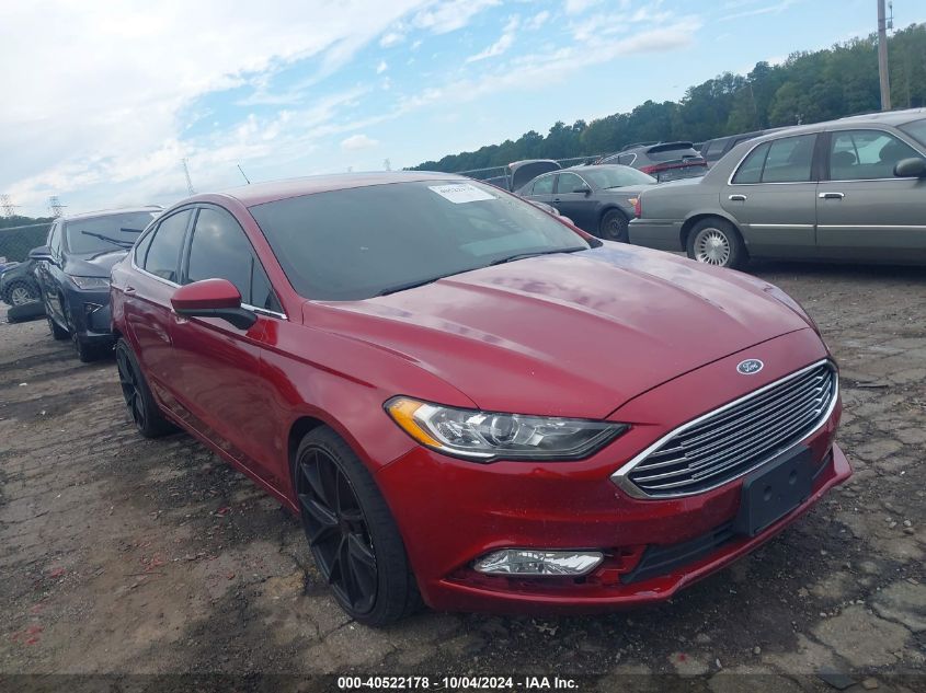 2017 FORD FUSION SE - 3FA6P0H73HR175190