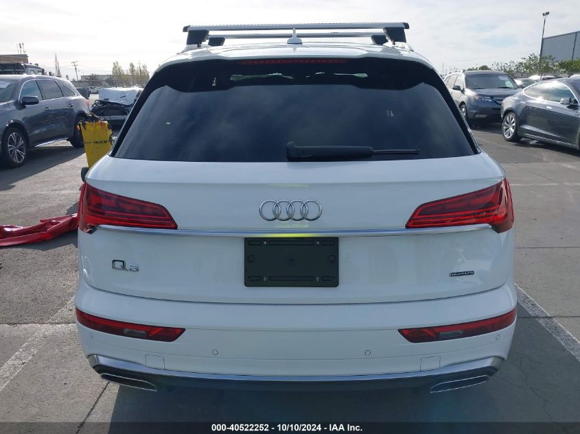 2023 Audi Q5 Premium Plus 45 Tfsi S Line Quattro VIN: WA1EAAFY6P2057429 Lot: 40522252