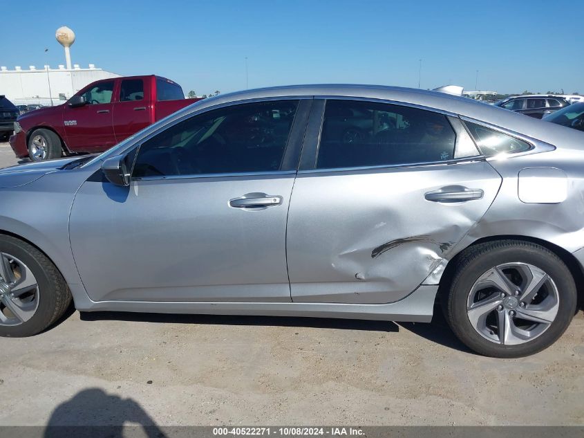 2019 Honda Insight Ex VIN: 19XZE4F51KE010162 Lot: 40522271