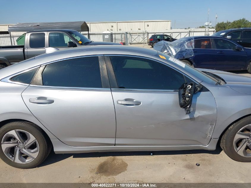 2019 Honda Insight Ex VIN: 19XZE4F51KE010162 Lot: 40522271