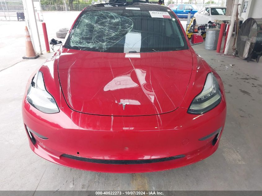 2020 Tesla Model 3 Standard Range Plus Rear-Wheel Drive/Standard Range Rear-Wheel Drive VIN: 5YJ3E1EA1LF606581 Lot: 40522273