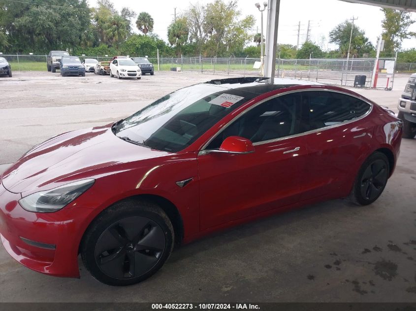 2020 Tesla Model 3 Standard Range Plus Rear-Wheel Drive/Standard Range Rear-Wheel Drive VIN: 5YJ3E1EA1LF606581 Lot: 40522273