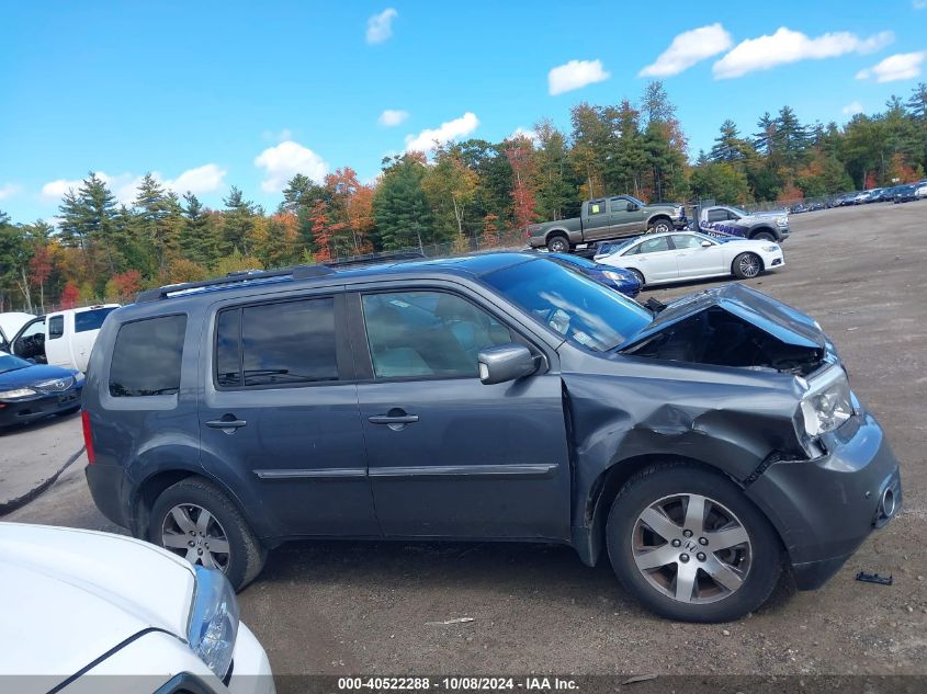 2013 Honda Pilot Touring VIN: 5FNYF4H99DB012926 Lot: 40522288