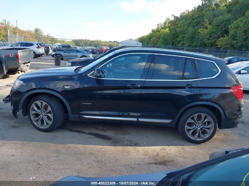 2016 BMW X3 xDrive28I VIN: 5UXWX9C57G0D85702 Lot: 40522309