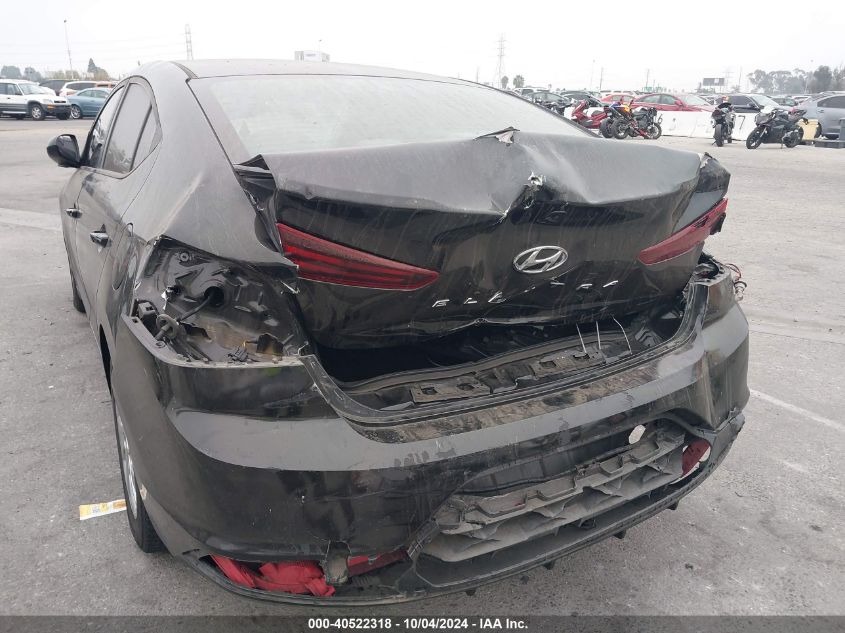 2019 Hyundai Elantra Se VIN: KMHD74LF1KU824536 Lot: 40522318