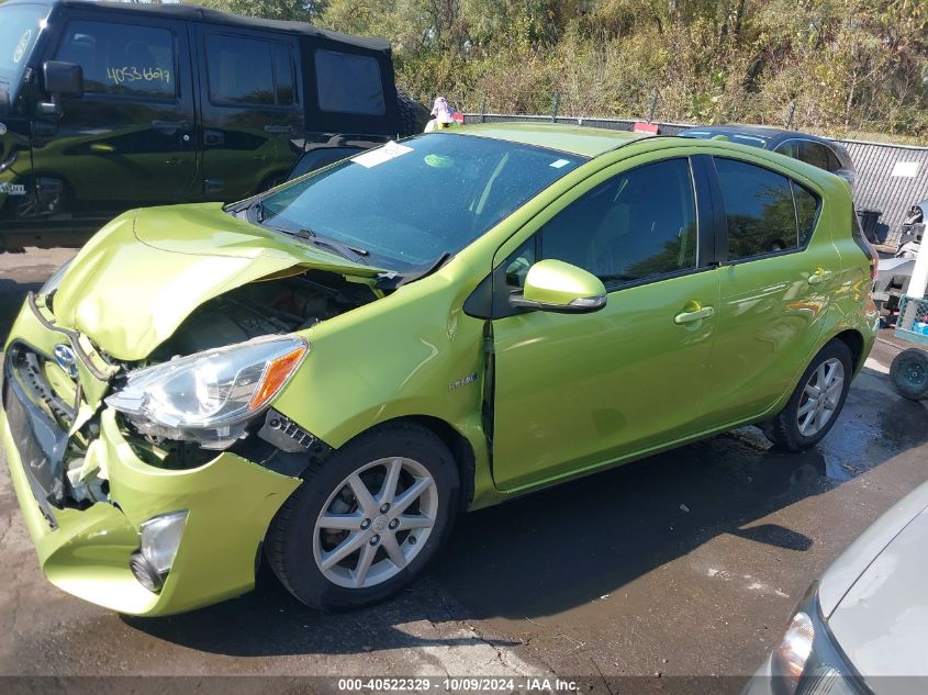 JTDKDTB37F1090434 2015 Toyota Prius C Three