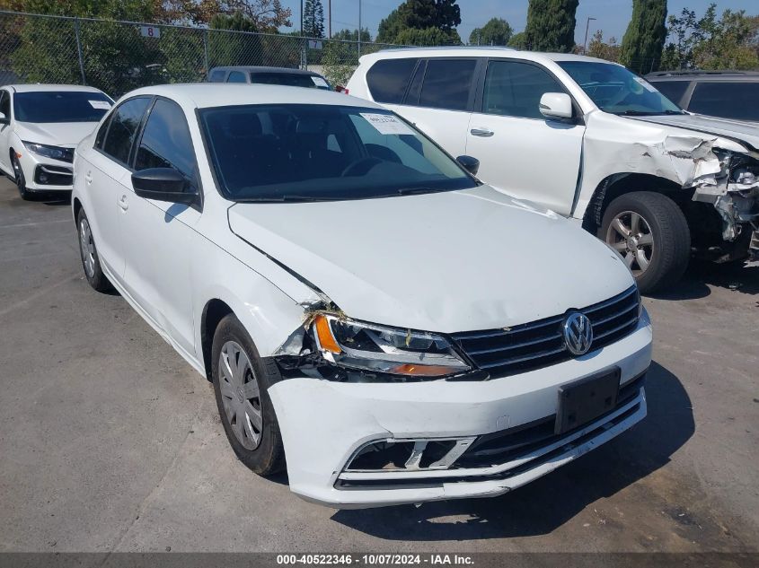 2016 Volkswagen Jetta 1.4T S VIN: 3VW267AJ0GM243710 Lot: 40522346