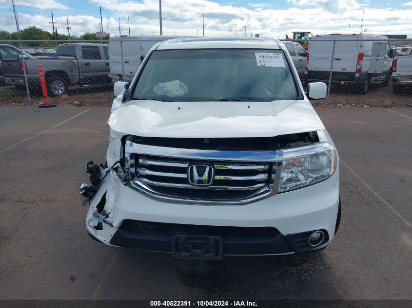 5FNYF3H51CB039351 2012 Honda Pilot Ex-L