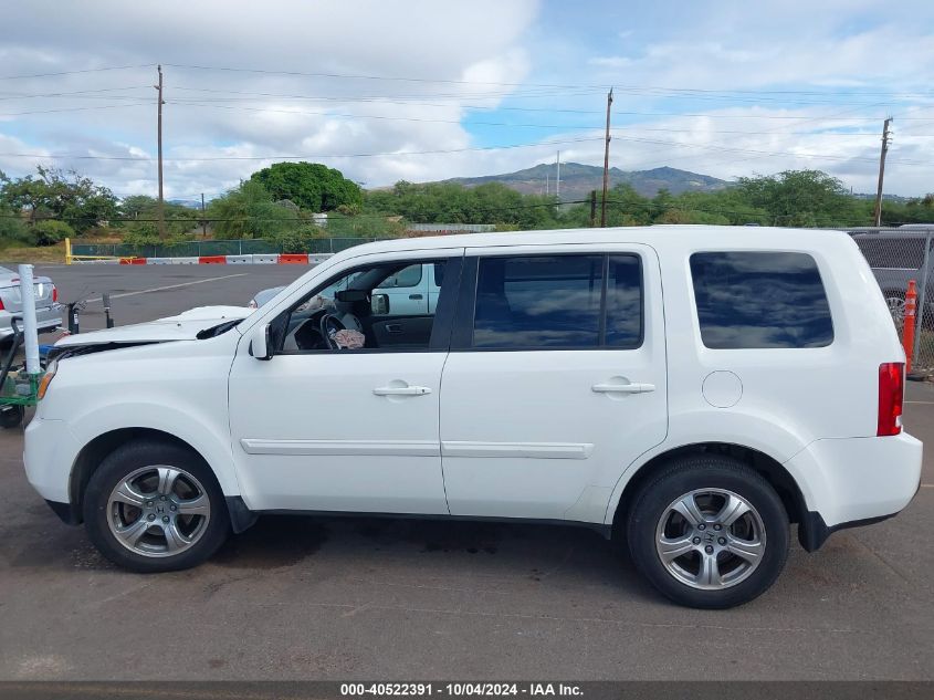 2012 Honda Pilot Ex-L VIN: 5FNYF3H51CB039351 Lot: 40522391