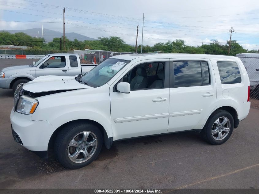 2012 Honda Pilot Ex-L VIN: 5FNYF3H51CB039351 Lot: 40522391