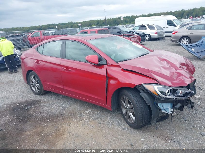 2018 Hyundai Elantra Value Edition VIN: KMHD84LF4JU472810 Lot: 40522446