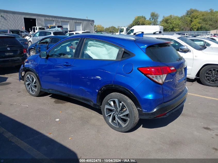 VIN 3CZRU6H1XKG720281 2019 Honda HR-V, Sport no.3