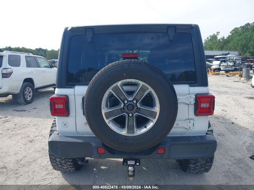 2018 Jeep Wrangler Unlimited Sahara 4X4 VIN: 1C4HJXEG4JW220092 Lot: 40522478