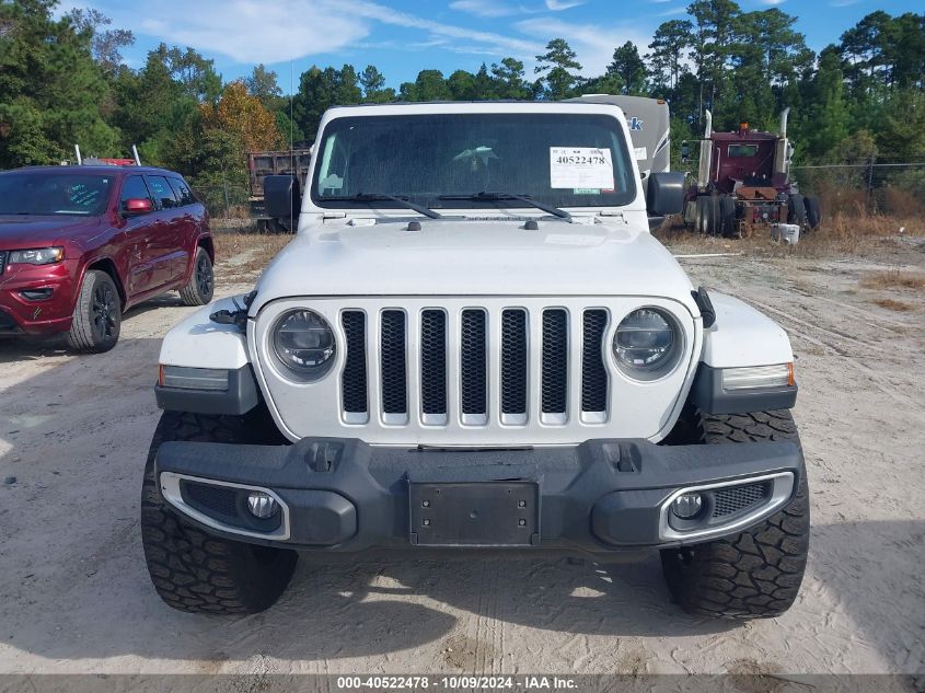 2018 Jeep Wrangler Unlimited Sahara 4X4 VIN: 1C4HJXEG4JW220092 Lot: 40522478