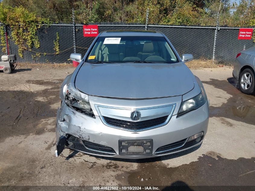 2012 Acura Tl 3.5 VIN: 19UUA8F23CA033001 Lot: 40522502