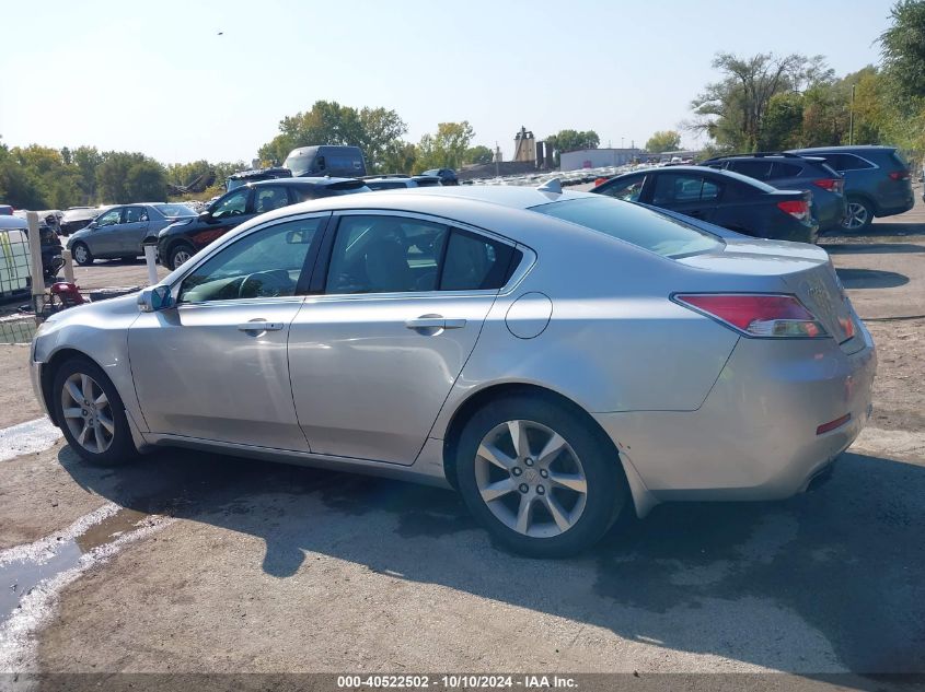 2012 Acura Tl 3.5 VIN: 19UUA8F23CA033001 Lot: 40522502