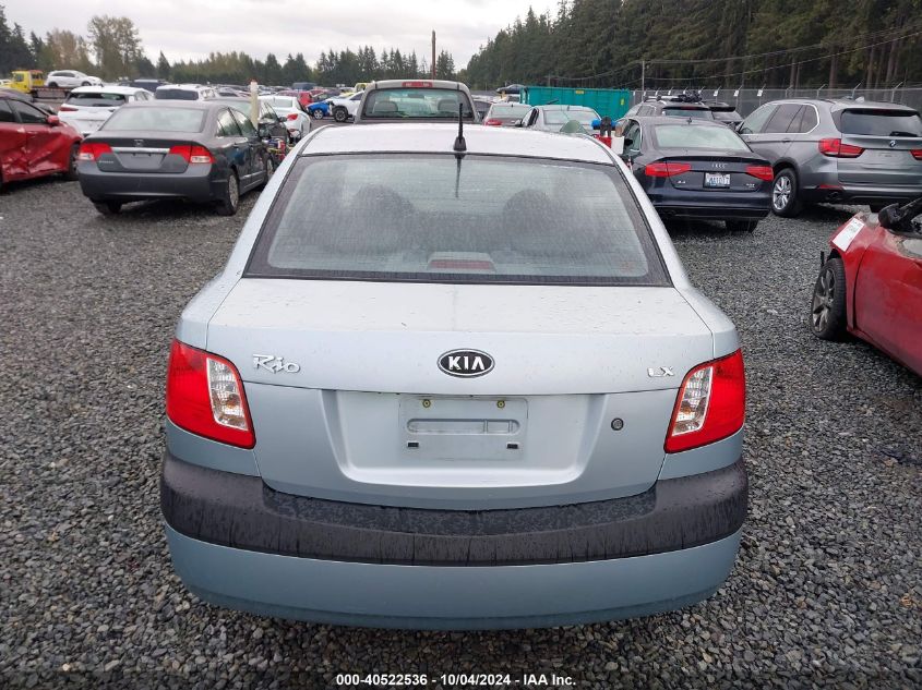 KNADE123866088458 2006 Kia Rio Lx