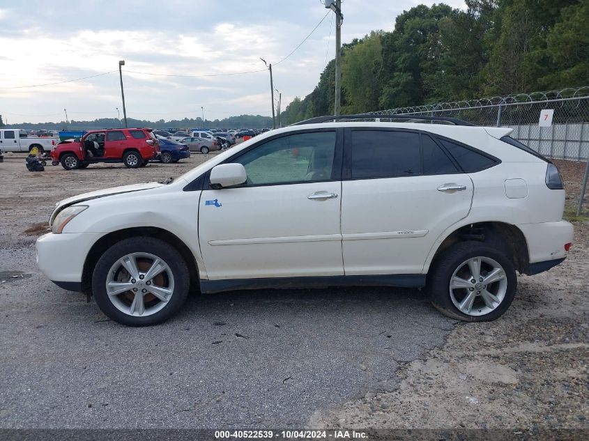 2008 Lexus Rx 400H VIN: JTJHW31U682050340 Lot: 40522539