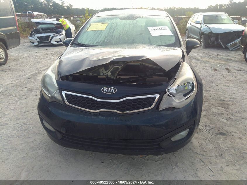 2012 Kia Rio Ex/Sx VIN: KNADN4A31C6055347 Lot: 40522560