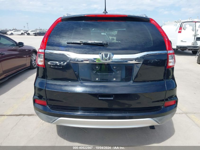 2016 Honda Cr-V Ex-L VIN: 5J6RM3H72GL020655 Lot: 40522567