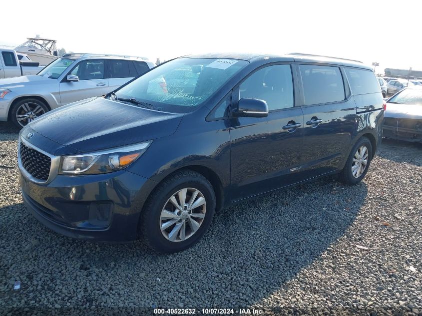 KNDMB5C11F6039697 2015 KIA SEDONA - Image 2