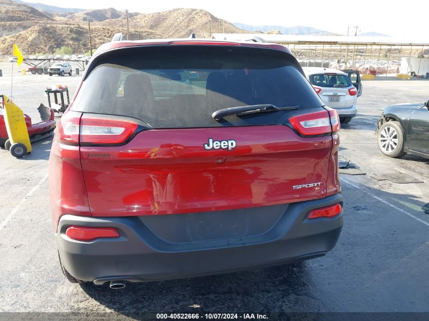 2016 Jeep Cherokee Sport VIN: 1C4PJLAB2GW190856 Lot: 40522666