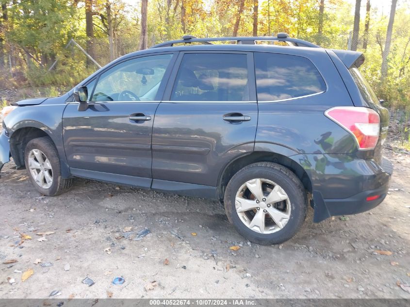 2016 Subaru Forester 2.5I Limited VIN: JF2SJAKC0GH495624 Lot: 40522674