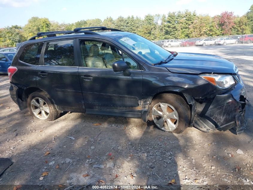 2016 Subaru Forester 2.5I Limited VIN: JF2SJAKC0GH495624 Lot: 40522674