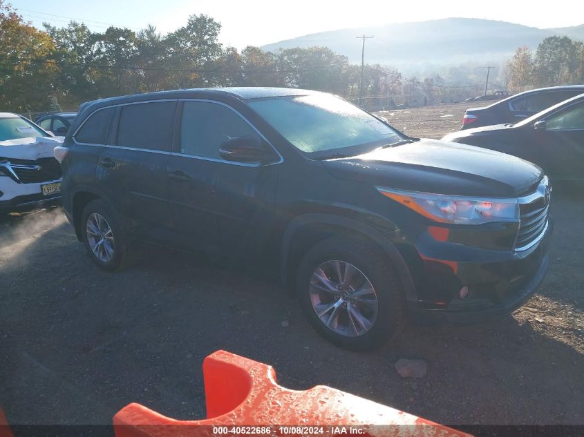 5TDBKRFH1GS259365 2016 TOYOTA HIGHLANDER - Image 1