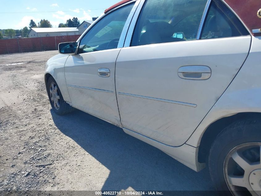 2003 Cadillac Cts Standard VIN: 1G6DM57N830156010 Lot: 40522710